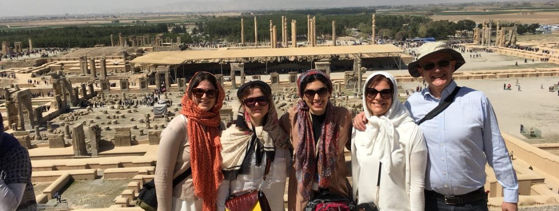 Des touristes en Iran