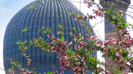 Coupole bleue / Mosquée / Patrimoine culturel en Ouzbékistan