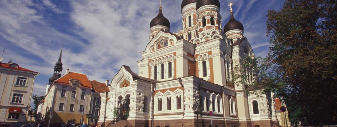 Eglise à Tallinn en Estonie, Pays Baltes, patrimoine culturel estonien