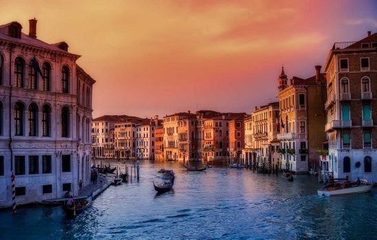 Venice au coucher du soleil
