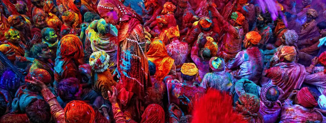 Le festival Holi des couleurs en Inde