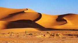 Le désert du Sahara en Algérie