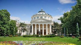 L'athénée roumain à Bucarest, architecture, patrimoine architectural et culturel roumain, la capitale de Roumanie, Europe de l'Est