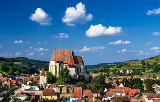 L'église fortifiée de Biertan en Transylvanie Roumanie