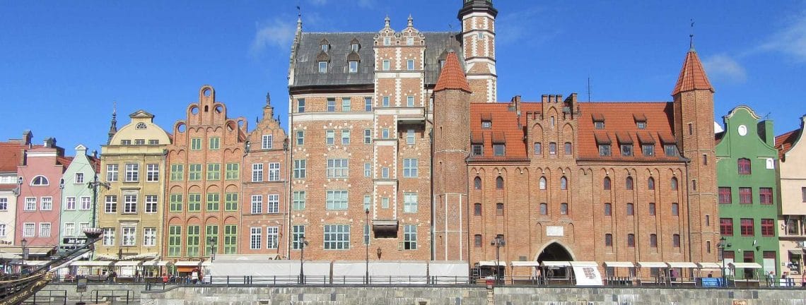 Architecture à Gdansk en Pologne