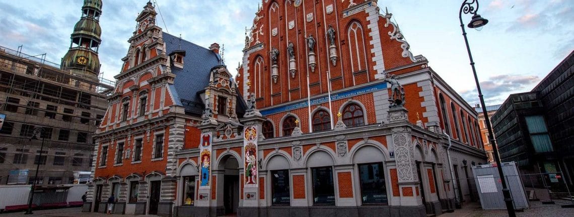 Centre-ville de Riga en Lettonie, Pays Baltes, architecture, patrimoine culturel