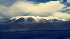 Vue sur les montagnes de Pamir en Tadjikistan